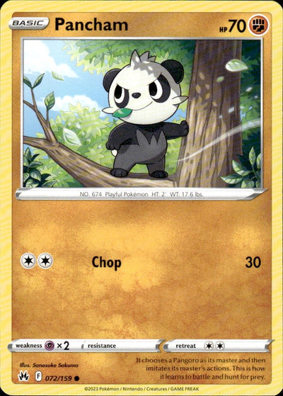 Pancham | Crown Zenith #72 [Normal]