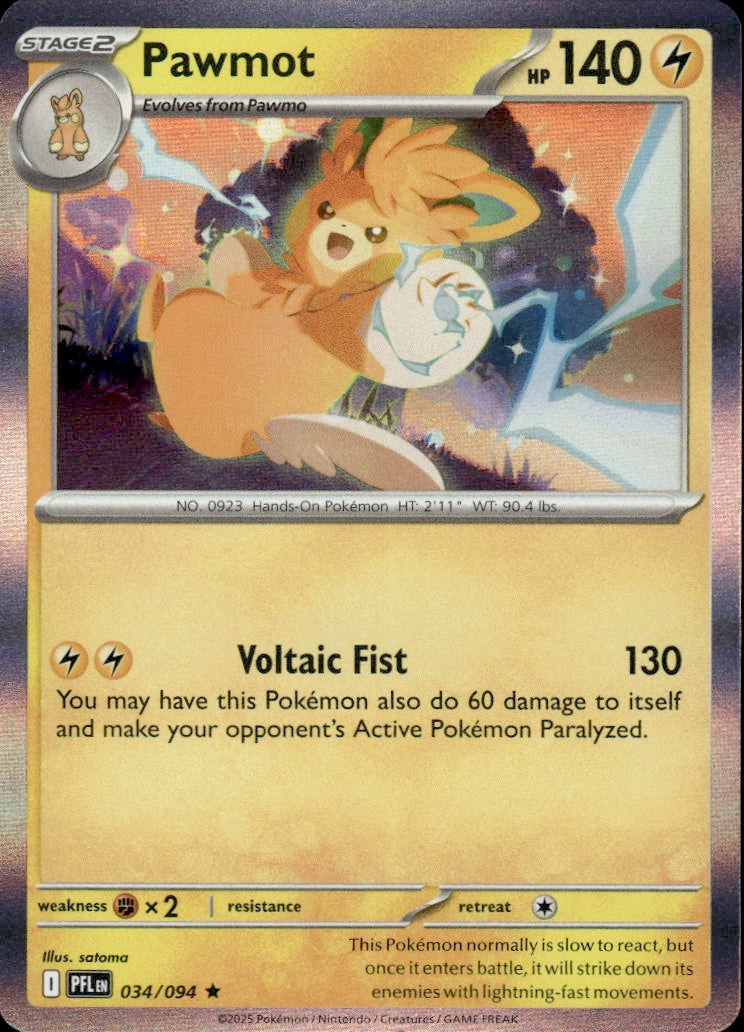 Pawmot | Phantasmal Flames #34 [Holo]