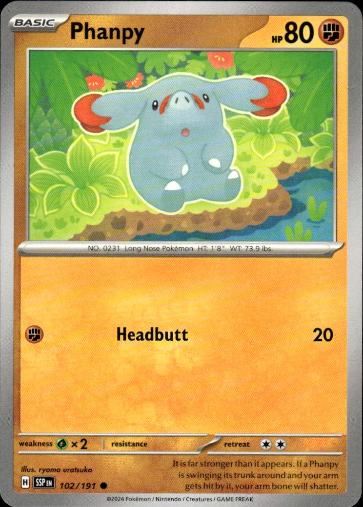 Phanpy | Surging Sparks #102 [Normal]