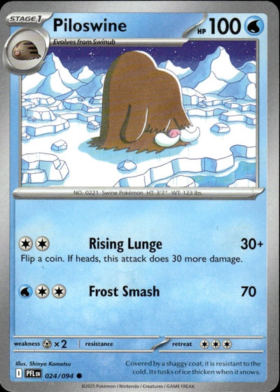 Piloswine | Phantasmal Flames #24 [Normal]