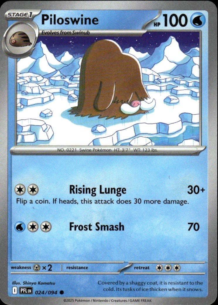 Piloswine | Phantasmal Flames #24 [Normal]