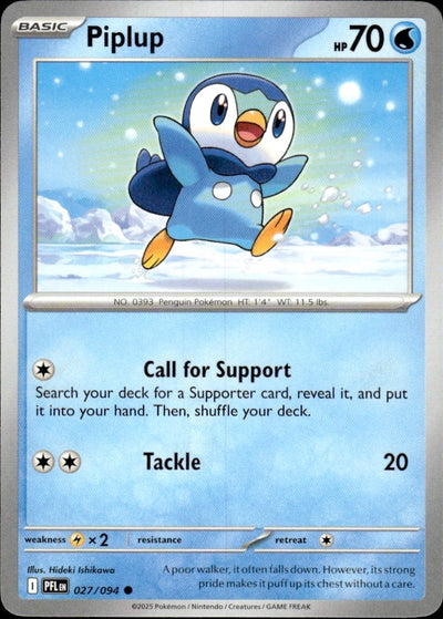 Piplup | Phantasmal Flames #27 [Normal]