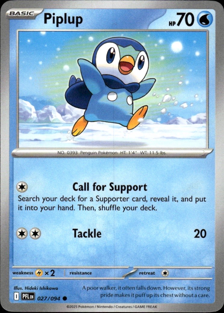 Piplup | Phantasmal Flames #27 [Normal]
