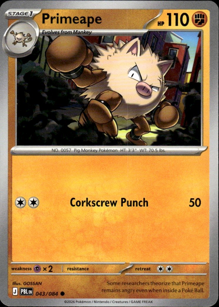 Primeape | Pitch Black #43 [Normal]