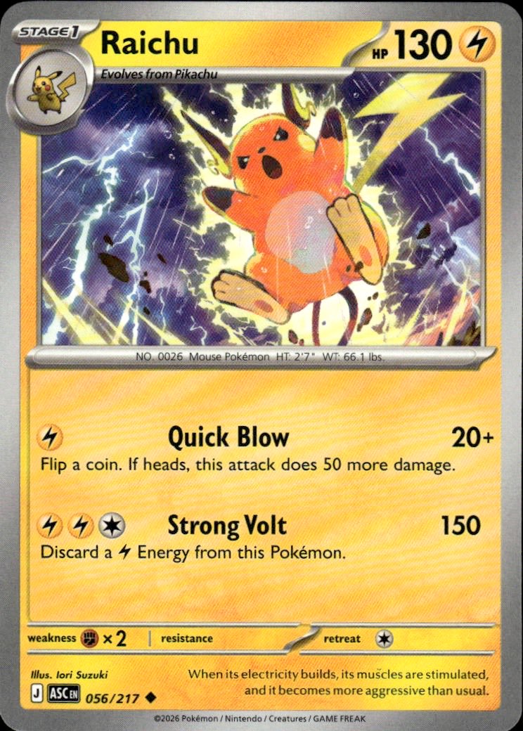 Raichu | Ascended Heroes #56 [Normal]