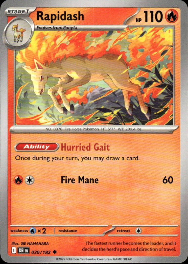 Rapidash | Destined Rivals #30 [Normal]