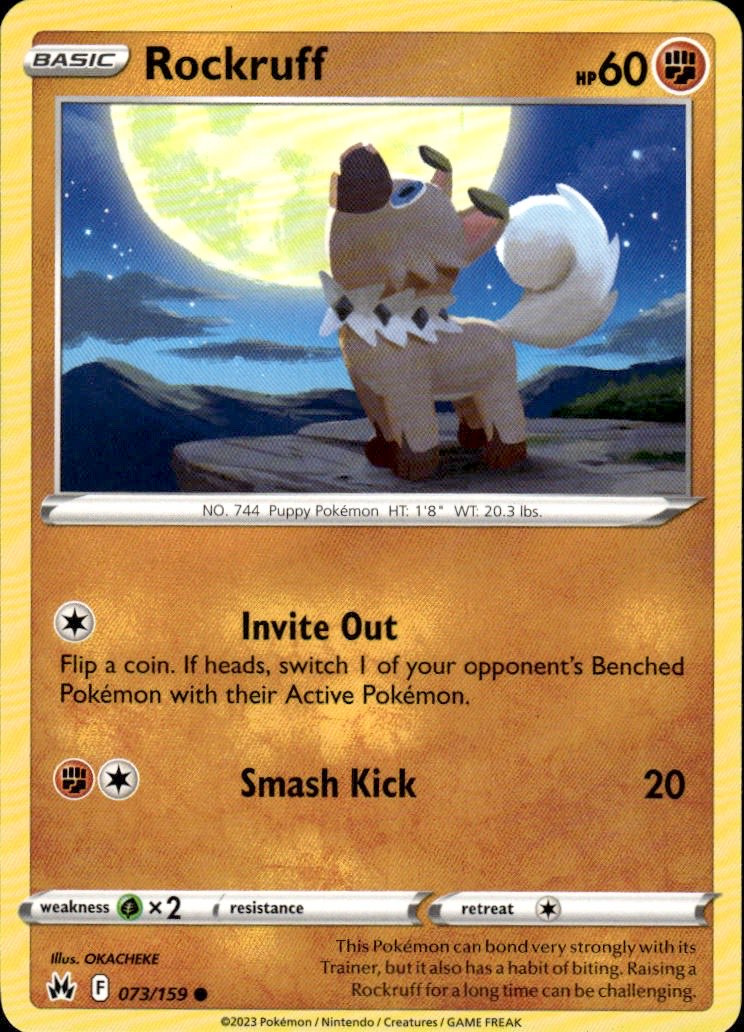 Rockruff | Crown Zenith #73 [Normal]