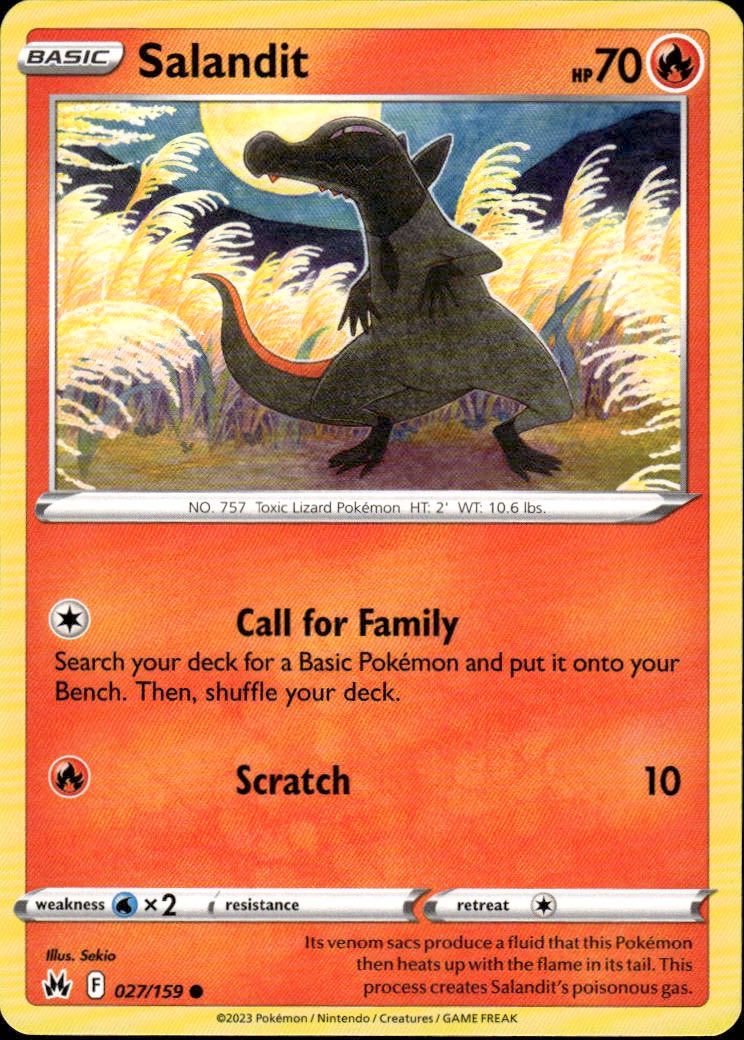Salandit | Crown Zenith #27 [Normal]