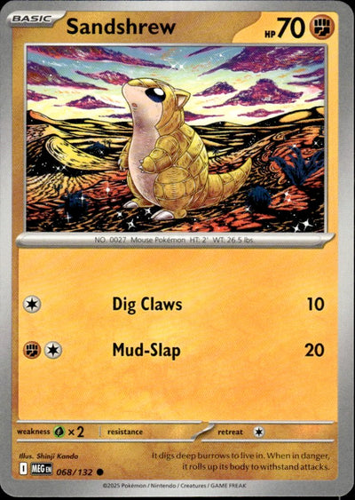 Sandshrew | Mega Evolution #68 [Normal]