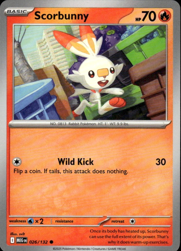 Scorbunny | Mega Evolution #26 [Normal]