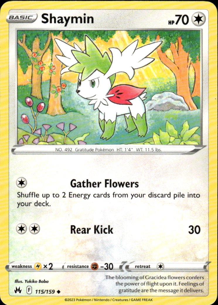 Shaymin | Crown Zenith #115 [Normal]