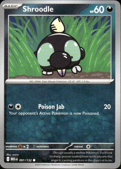 Shroodle | Mega Evolution #91 [Normal]