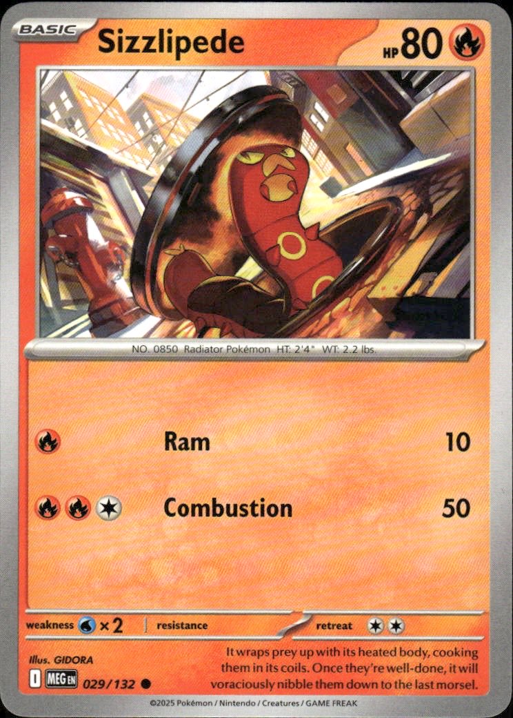 Sizzlipede | Mega Evolution #29 [Normal]