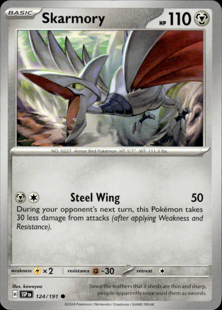 Skarmory | Surging Sparks #124 [Normal]
