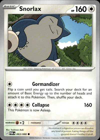 Snorlax | Perfect Order #63 [Normal]