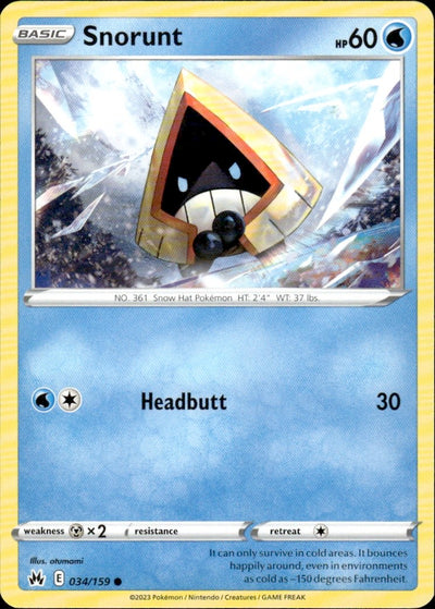 Snorunt | Crown Zenith #34 [Normal]