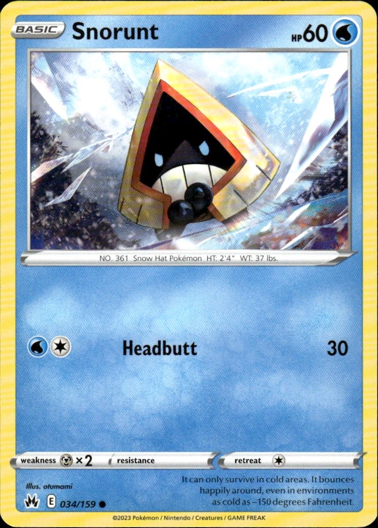 Snorunt | Crown Zenith #34 [Normal]