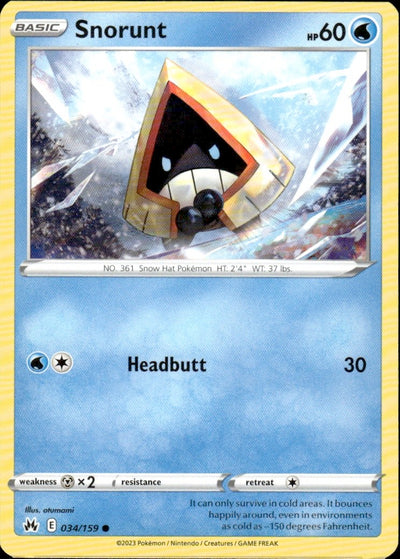 Snorunt | Crown Zenith #34 [Normal]
