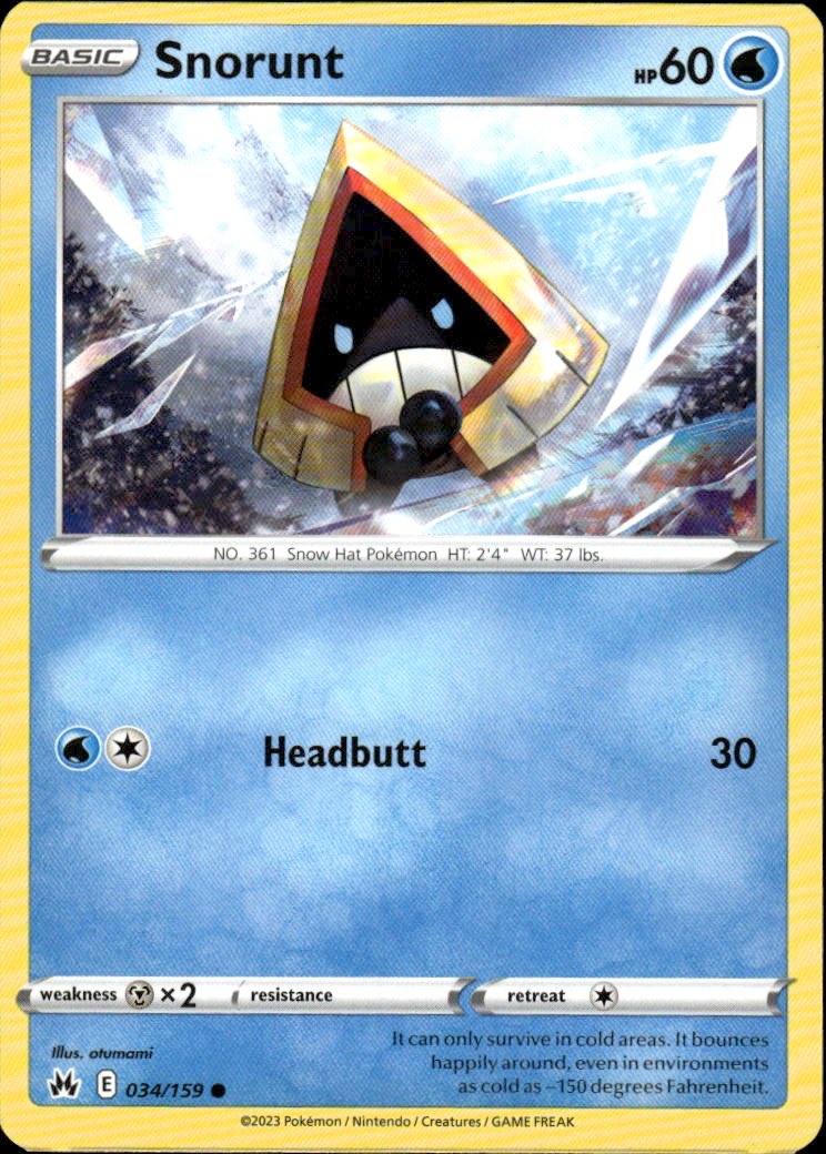 Snorunt | Crown Zenith #34 [Normal]