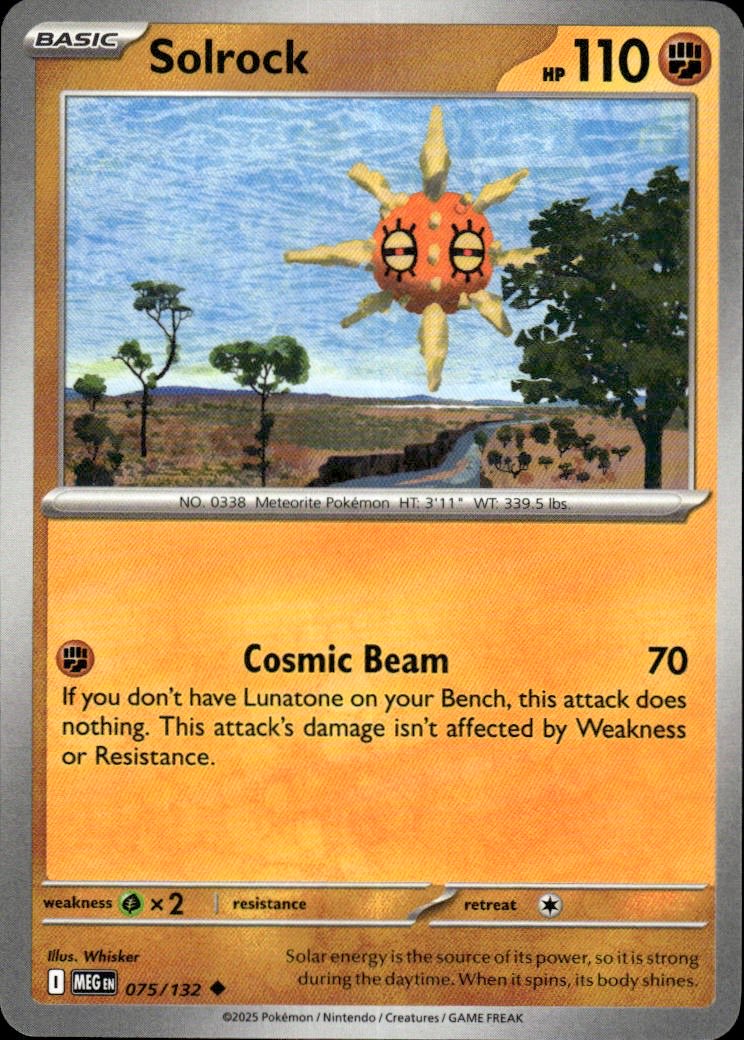 Solrock | Mega Evolution #75 [Normal]