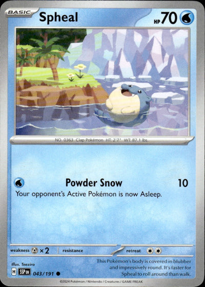 Spheal | Surging Sparks #43 [Normal]