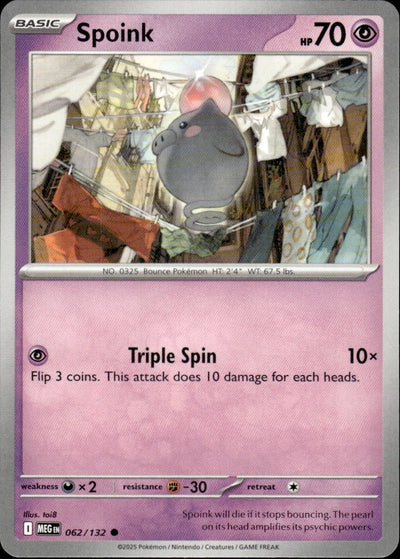 Spoink | Mega Evolution #62 [Normal]