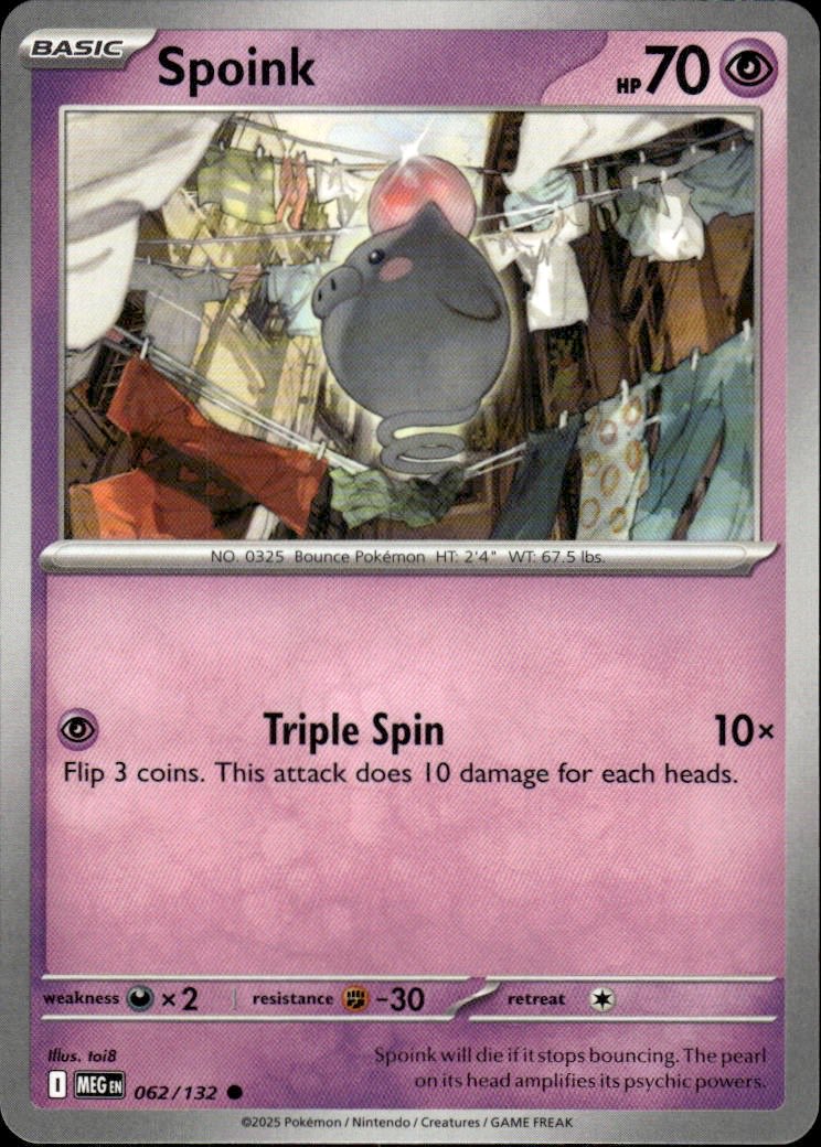Spoink | Mega Evolution #62 [Normal]
