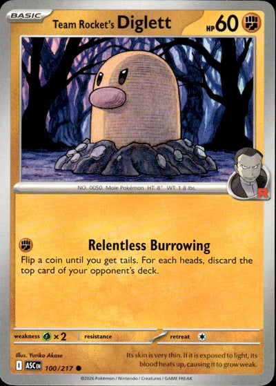 Team Rocket's Diglett | Ascended Heroes #100 [Normal]