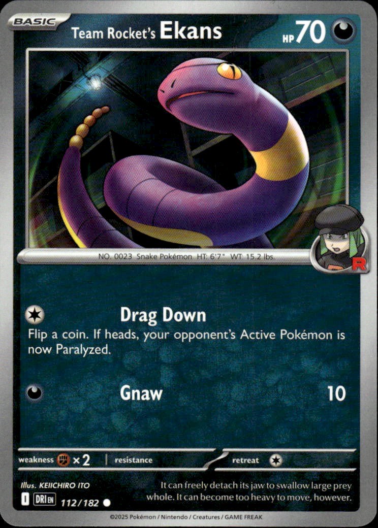 Team Rocket's Ekans | Destined Rivals #112 [Normal]