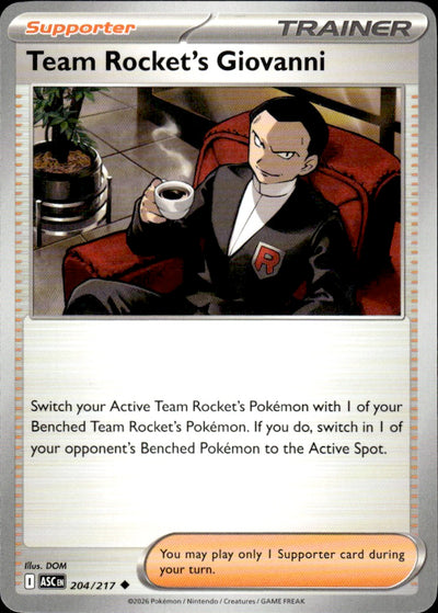 Team Rocket's Giovanni | Ascended Heroes #204 [Normal]