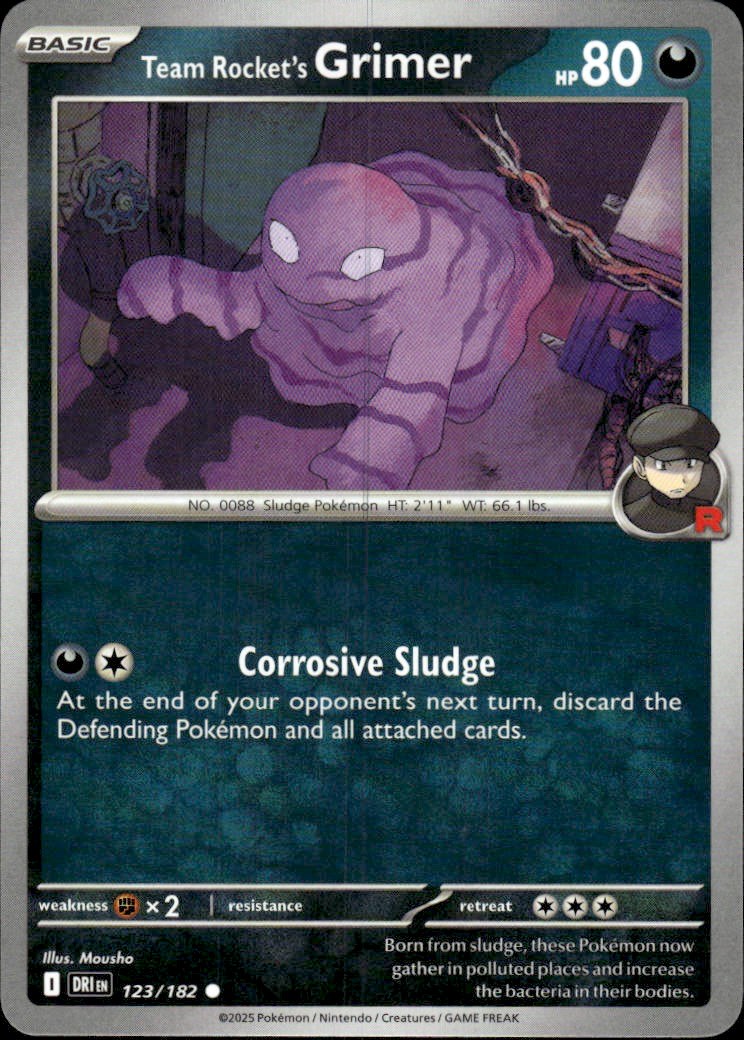 Team Rocket's Grimer | Destined Rivals #123 [Normal]