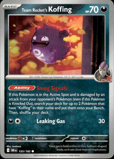 Team Rocket's Koffing | Destined Rivals #125 [Normal]