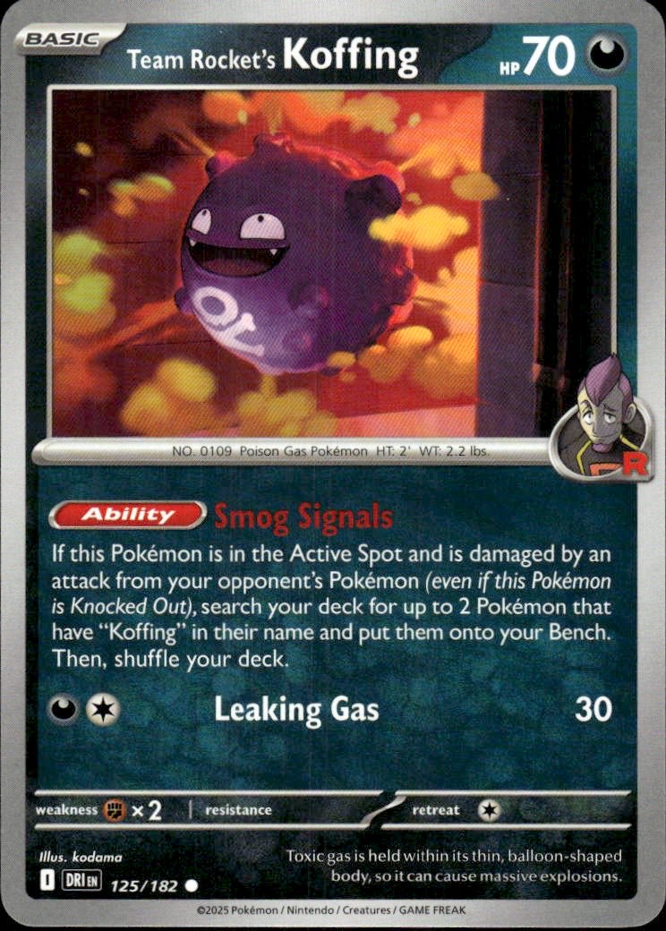Team Rocket's Koffing | Destined Rivals #125 [Normal]