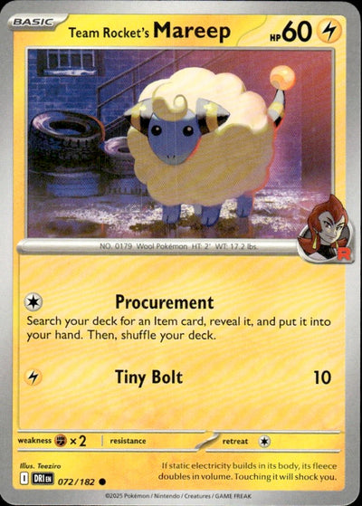 Team Rocket's Mareep | Destined Rivals #72 [Normal]