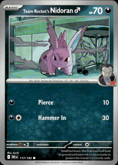 Team Rocket's Nidoran♂ | Destined Rivals #117 [Normal]