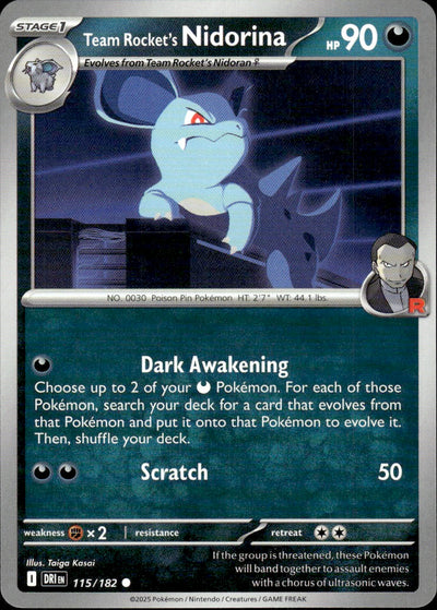 Team Rocket's Nidorina | Destined Rivals #115 [Normal]