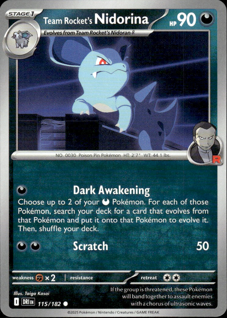 Team Rocket's Nidorina | Destined Rivals #115 [Normal]