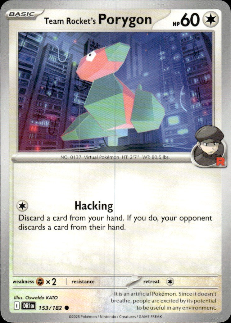 Team Rocket's Porygon | Destined Rivals #153 [Normal]