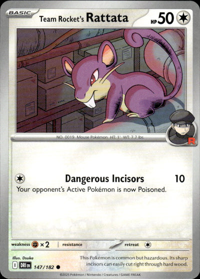 Team Rocket's Rattata | Destined Rivals #147 [Normal]