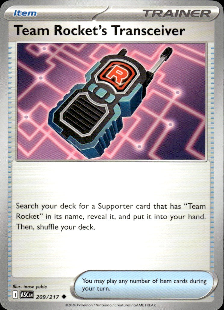 Team Rocket's Transceiver | Ascended Heroes #209 [Normal]