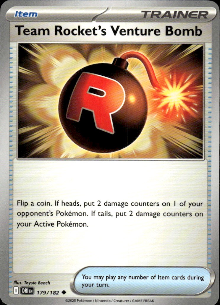 Team Rocket's Venture Bomb | Destined Rivals #179 [Normal]