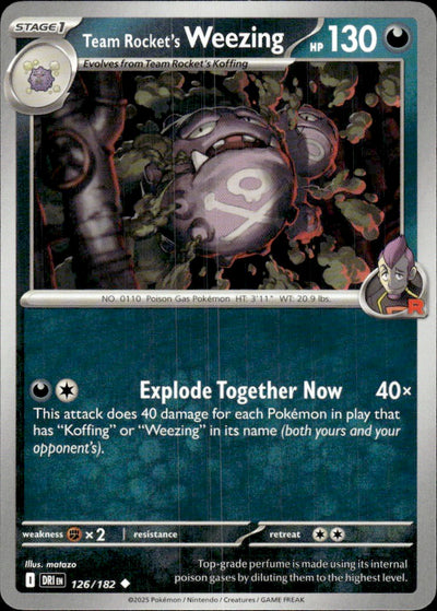 Team Rocket's Weezing | Destined Rivals #126 [Normal]