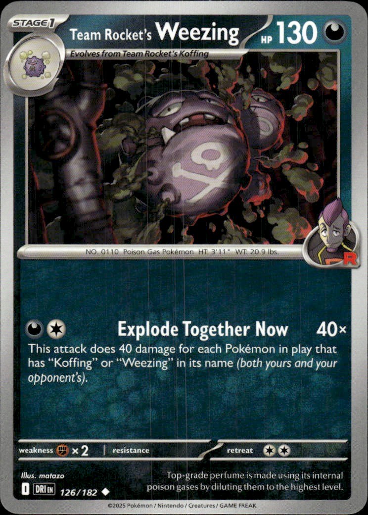 Team Rocket's Weezing | Destined Rivals #126 [Normal]