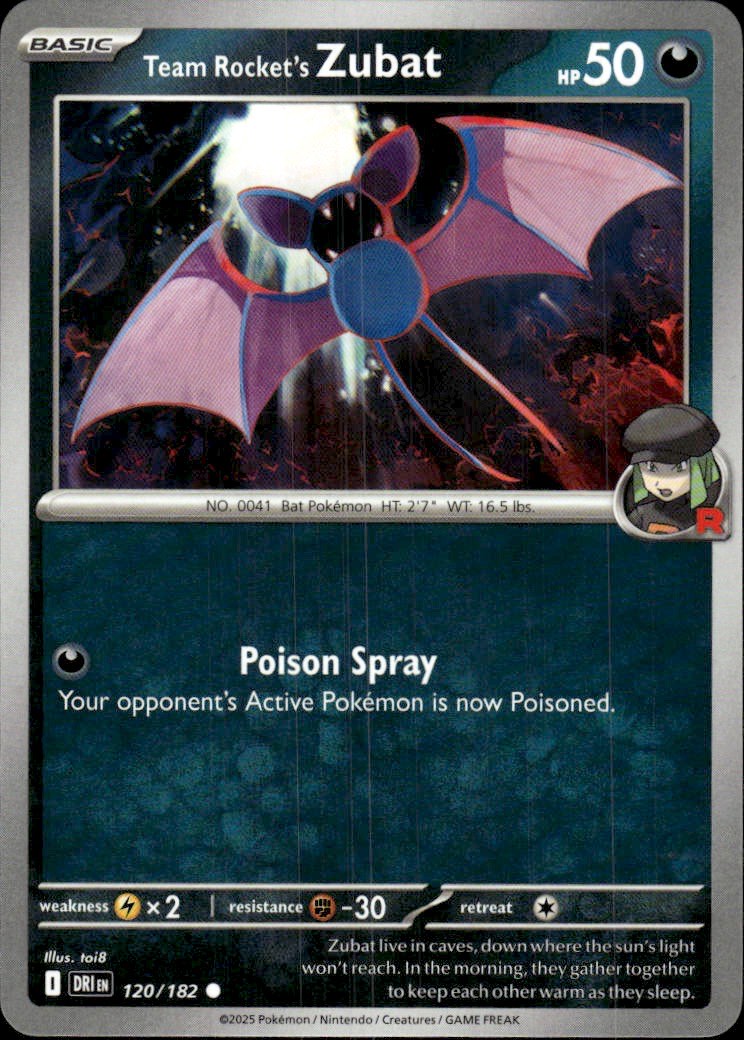 Team Rocket's Zubat | Destined Rivals #120 [Normal]