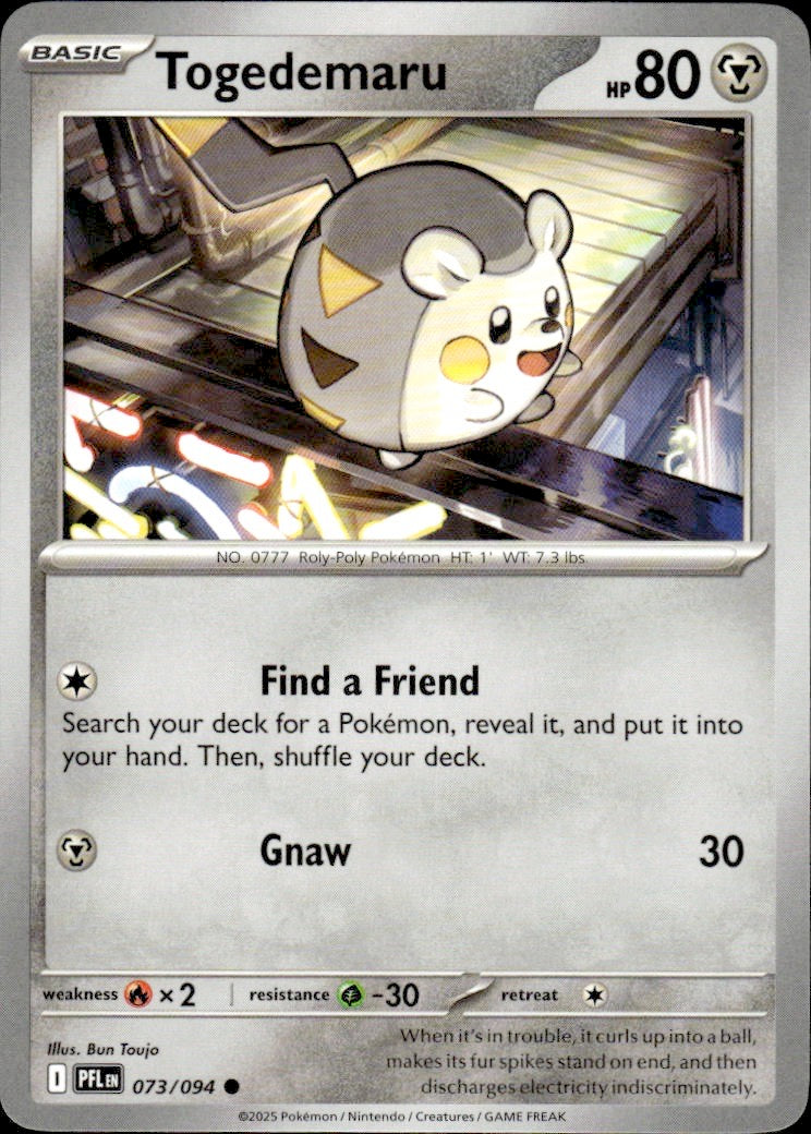 Togedemaru | Phantasmal Flames #73 [Normal]