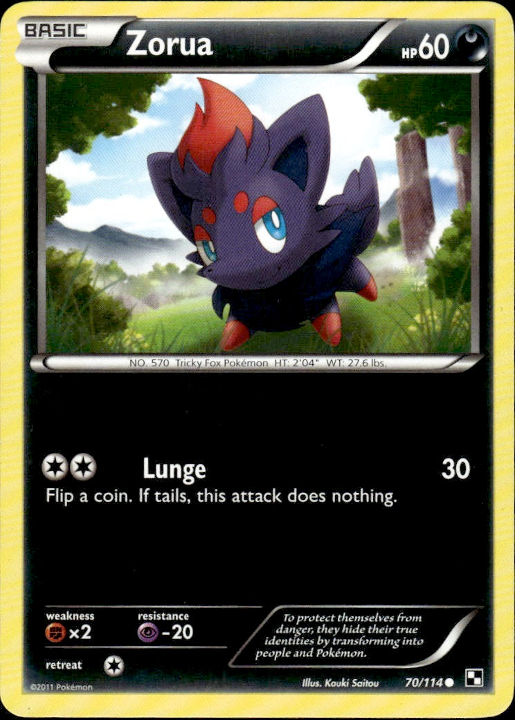 Zorua | Black & White #70 [Normal]