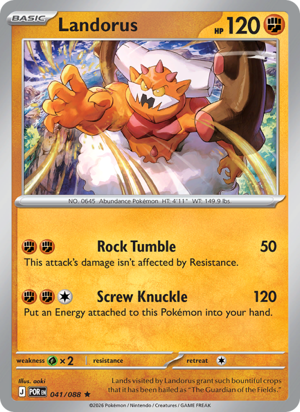 Landorus #041/088 | Perfect Order | Pokémon TCG