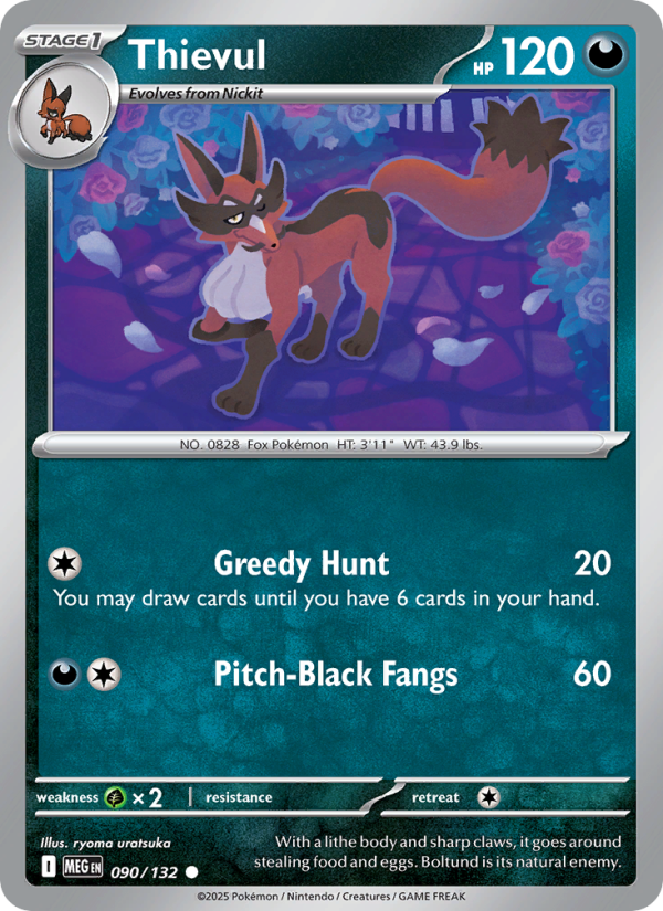 Thievul #090/132 | Mega Evolution | Pokémon TCG