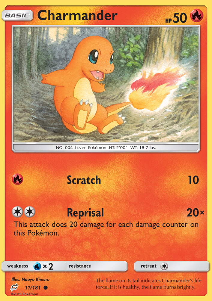 Charmander #011/094 | Phantasmal Flames | Pokémon TCG
