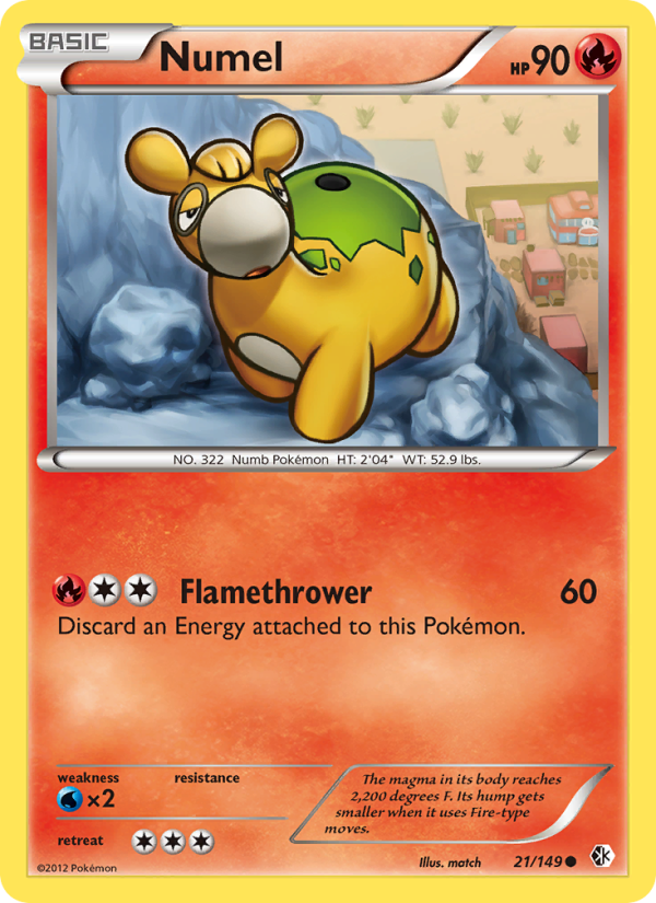 Numel #021/132 | Mega Evolution | Pokémon TCG